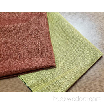 Döşeme kanepe keten mobilya tekstil için kumaş görünümlü kumaş